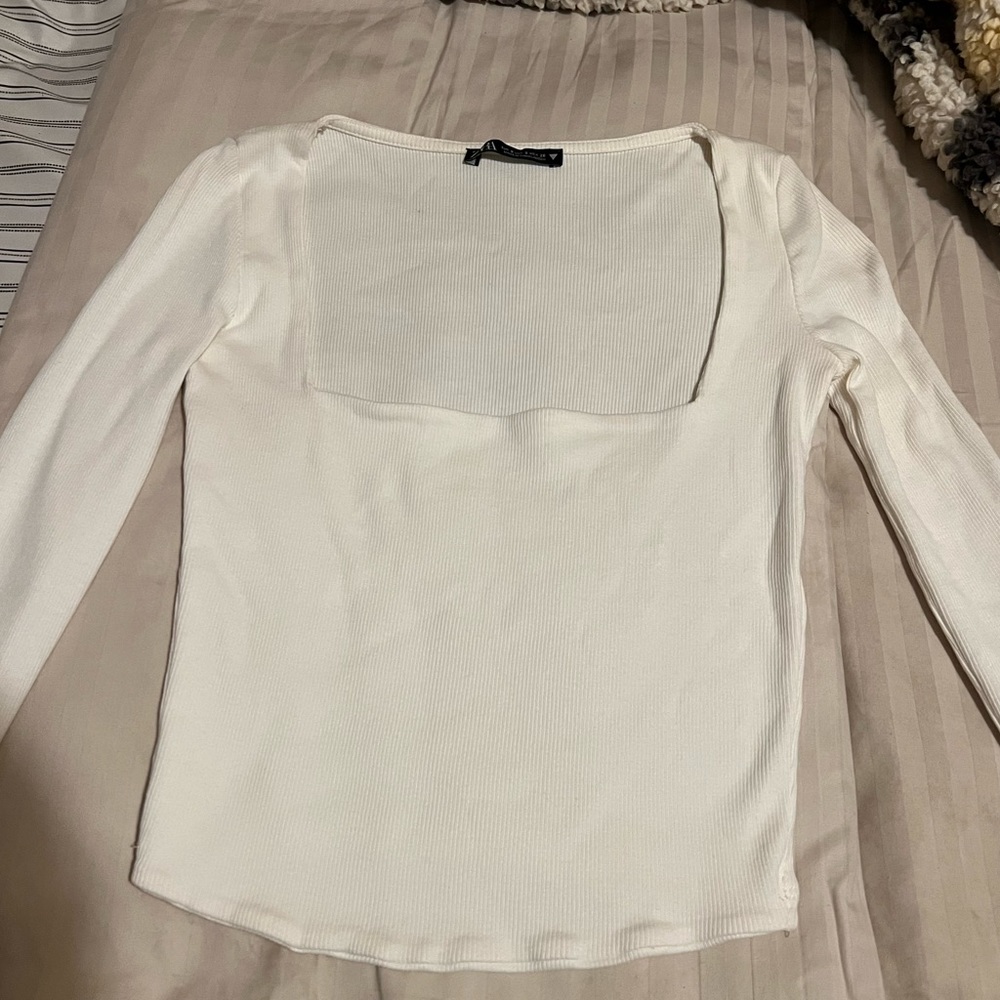 Square neck cropped top